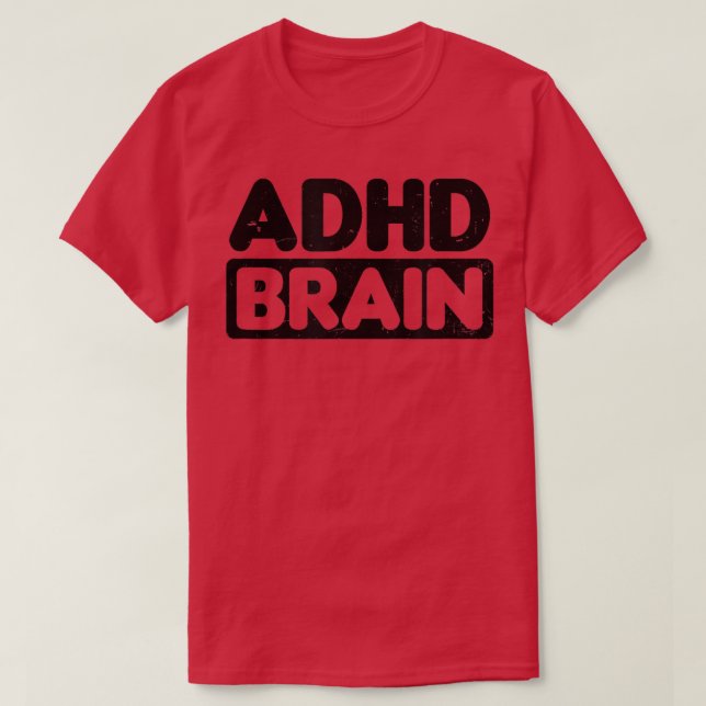 Brain Design ADHD T Shirt (Design framsida)