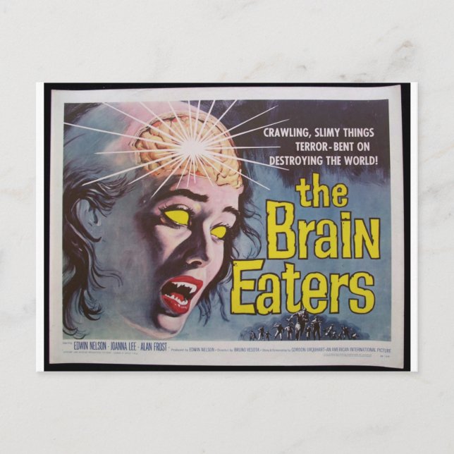 Brain Eaters Vykort (Framsida)