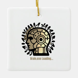 Brain.exe Laddar… Julgransprydnad Keramik