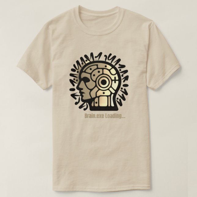 Brain.exe Laddar… T Shirt (Design framsida)