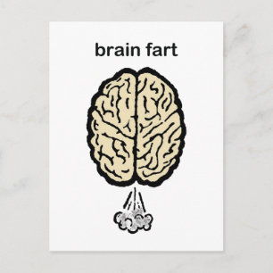 Brain Fart Vykort