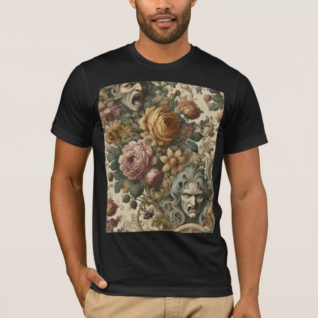 Brain Fog – gotisk slitmodekonst T Shirt (Framsida)