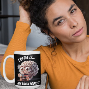 Brain Food Jumbo Mugg