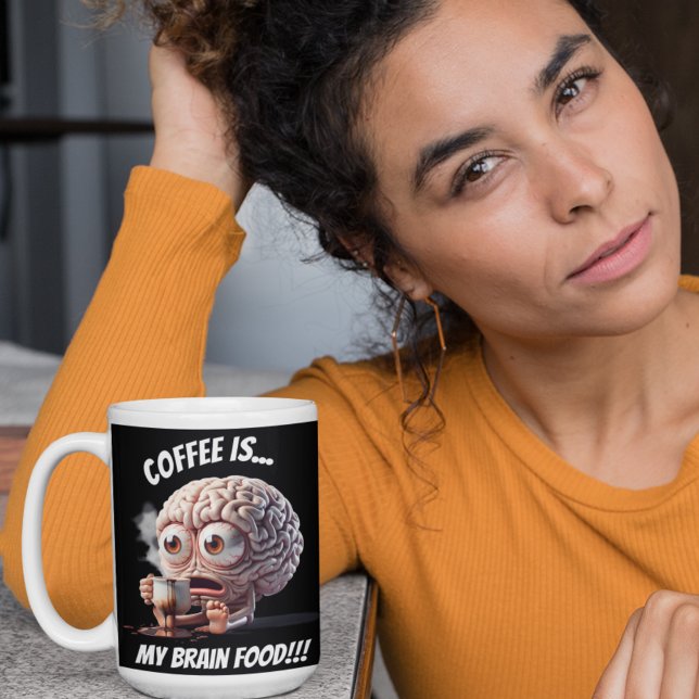 Brain Food Jumbo Mugg (Skapare uppladdad)