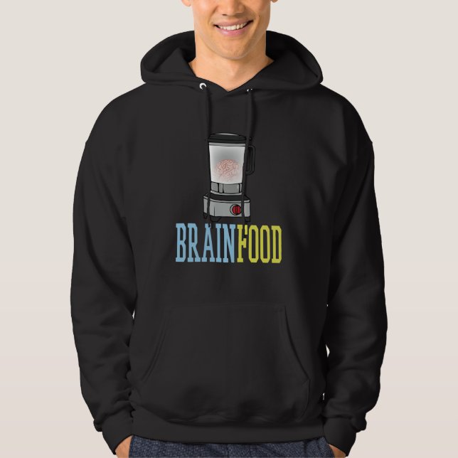 Brain food processor hoodie (Framsida)
