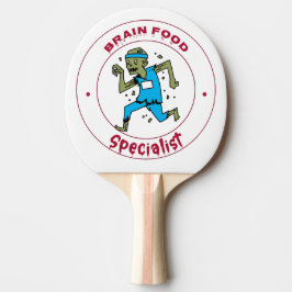 Brain Food Specialist zombie-hjärnan Pingisracket