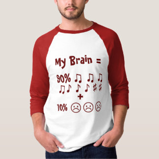 Brain Formula: Funny Quote Raglan T Shirt
