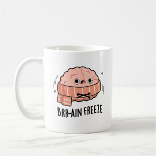 Brain Freeze Funny Biology Anatomy Pun Kaffemugg