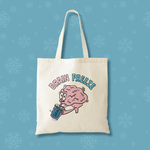 Brain Freeze Funny Tecknad Tygkasse