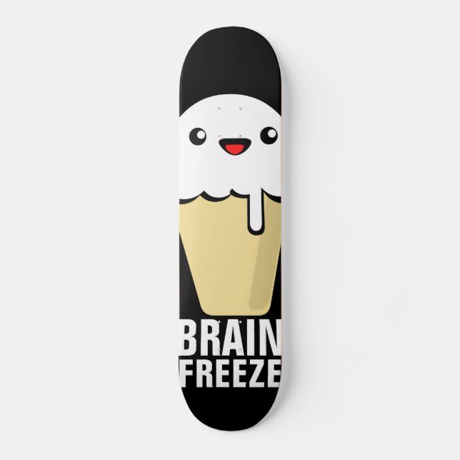 Brain Freeze Mini Skateboard Bräda 18,7 Cm (Framsida)