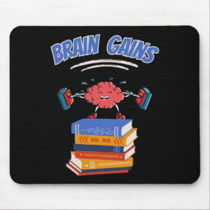 Brain Gains Reading Teacher Bok Älskare tillbaka t Musmatta