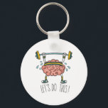 Brain Gym Brain Learning Brain Teacher Låt oss gör Nyckelring<br><div class="desc">Brain Gym Brain Learning Brain Teacher Låt oss göra detta</div>