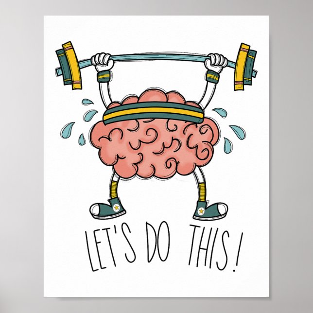 Brain Gym Brain Learning Brain Teacher Let's Do Th Poster (Framsidan)