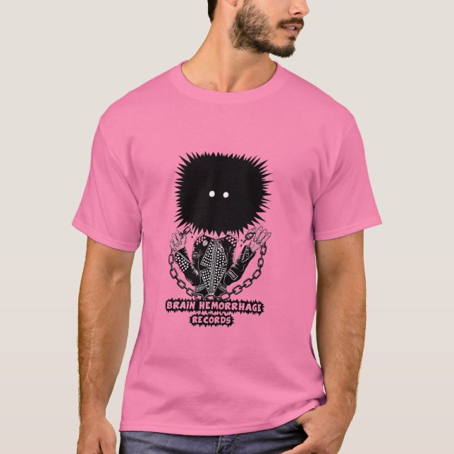 Brain Hemorrhage Records 2025 logotyp T Shirt (Framsida)