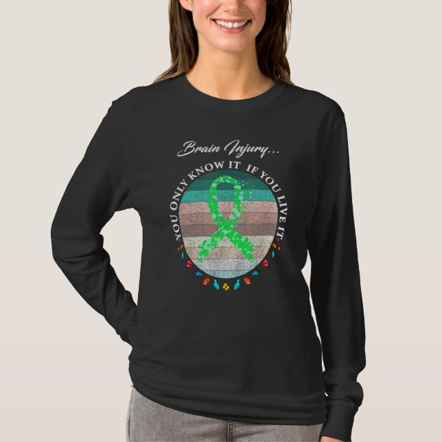 Brain Injury Warrior 1 T Shirt (Framsida)