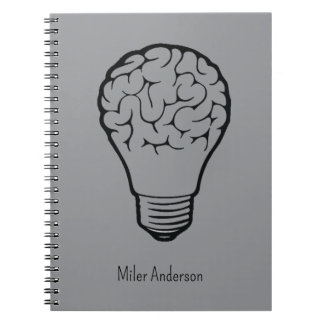 Brain Lamp - Creative Thinking Notebook- Mapping Anteckningsbok