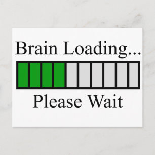 Brain Loading Pub Vykort