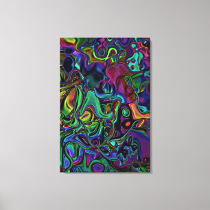 Brain Melt Canvastryck