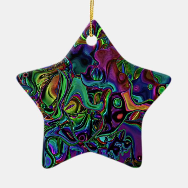 Brain Melt Ceramic Ornament (Framsidan)