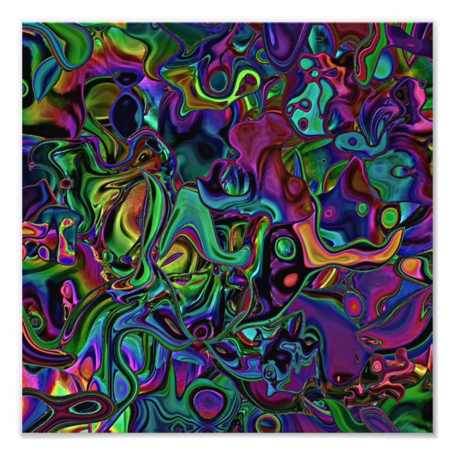 Brain Melt Fototryck (Framsidan)