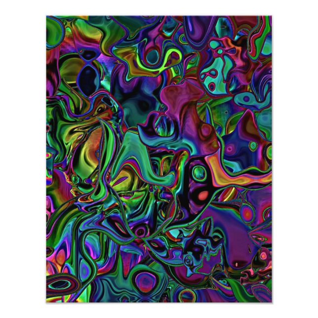Brain Melt Fototryck (Framsidan)