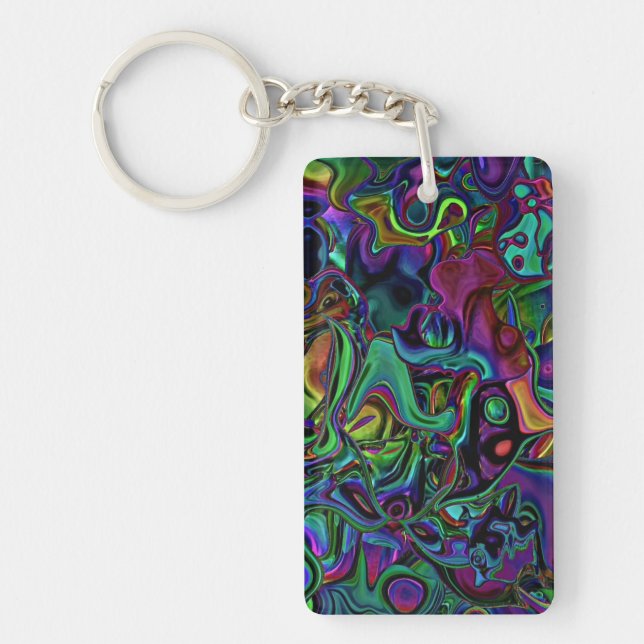 Brain Melt Keychain Nyckelring (Framsidan)