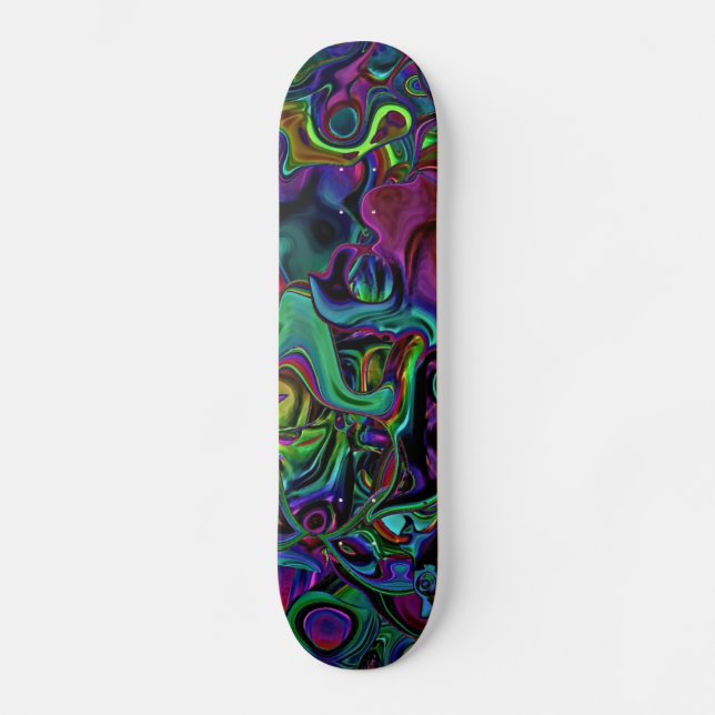 Brain Melt Mini Skateboard Bräda 18,5 Cm (Framsida)
