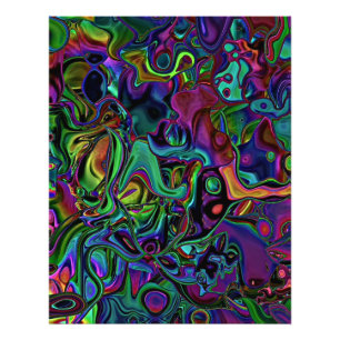 Brain Melt Photo Print Fototryck