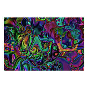 Brain Melt Photo Print Fototryck