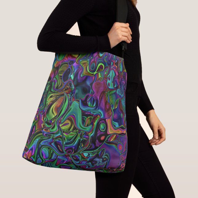 Brain Melt Tote Bag Axelväska (Närbild)