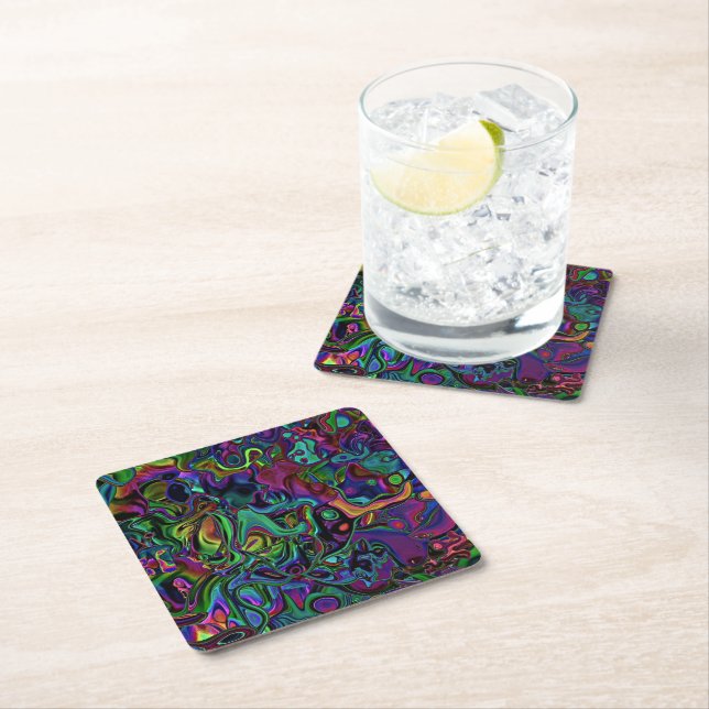Brain Melt Underlägg Papper Kvadrat (Insitu)