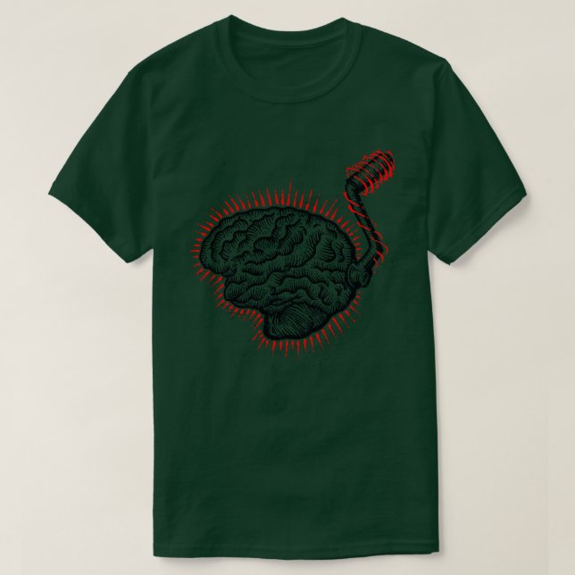 Brain Moto T Shirt (Design framsida)