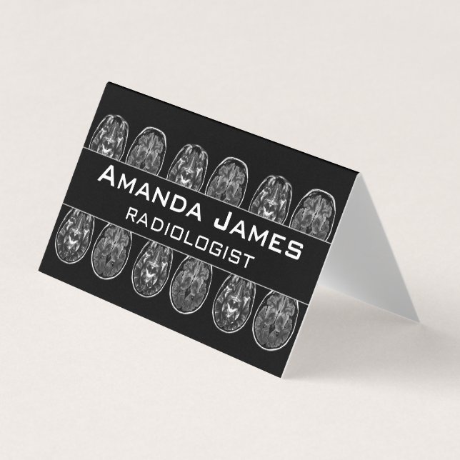 Brain Mri scan Visitkort (Framsida)