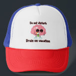 Brain on Vacation Keps<br><div class="desc">Add a touch of humor to your day with this adorable brain-on-vacation design! Perfect for mugs, notebooks, and more – because sometimes, the brain just needs a break</div>