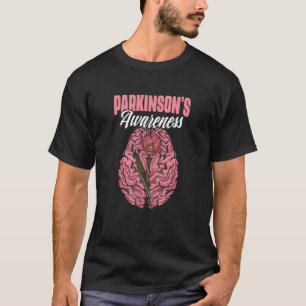 Brain PD Patienter Tulips Parkinsons sjukdom Warri T Shirt
