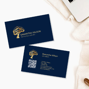 Brain Psycholog Therapist Psychiatrist QR kod Visitkort