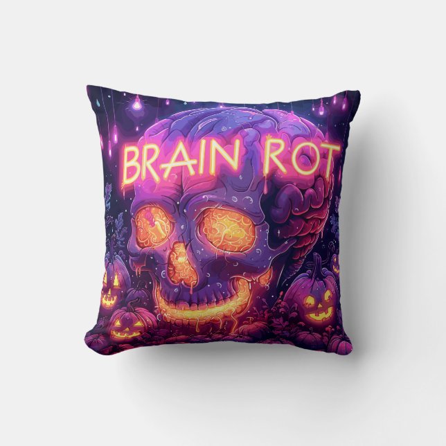 Brain rot | ExDesigner | Halloween Kudde (Framsida)