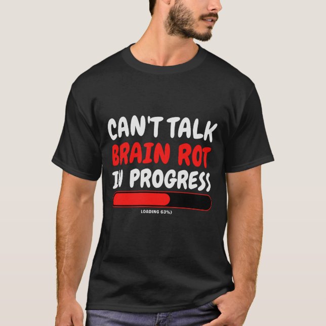 Brain Rot Shirt För barn Brainrot Ord under året T (Framsida)
