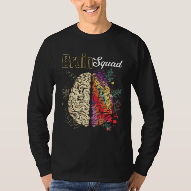 Brain Squad Medicine Neurosurgery Neurosurgeon T Shirt (Framsida)