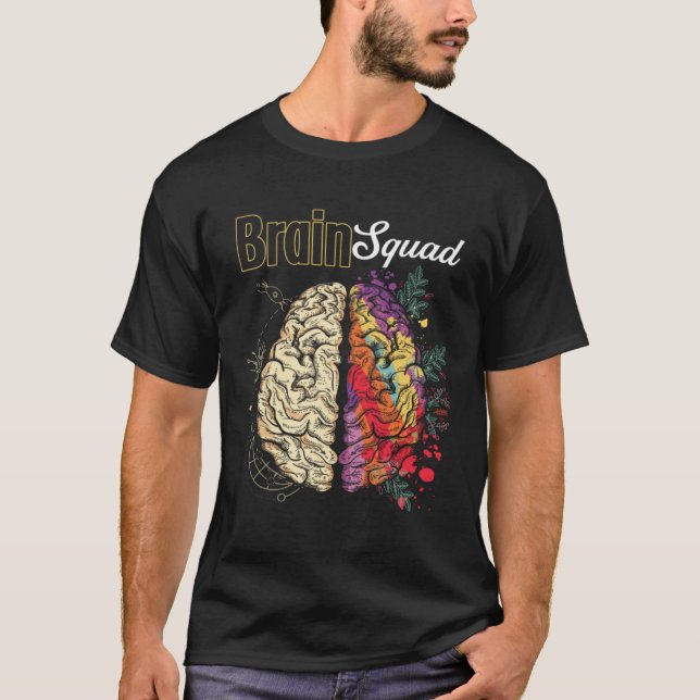 Brain Squad Medicine Neurosurgery Neurosurgeon T Shirt (Framsida)