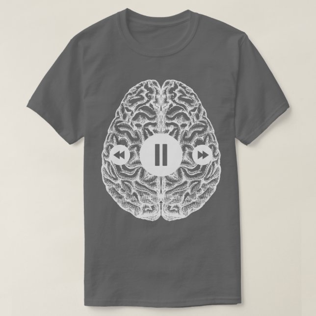 Brain Stop Psychology ADHDby Tobe Fonseca T Shirt (Design framsida)