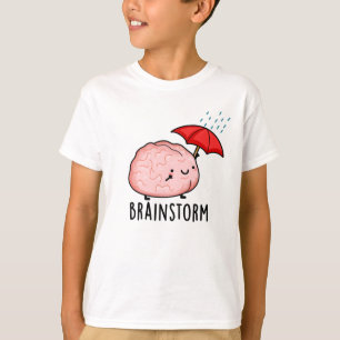 Brain Storm Funny Anatomy Pun T Shirt