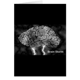 Brain Storm Hälsningskort