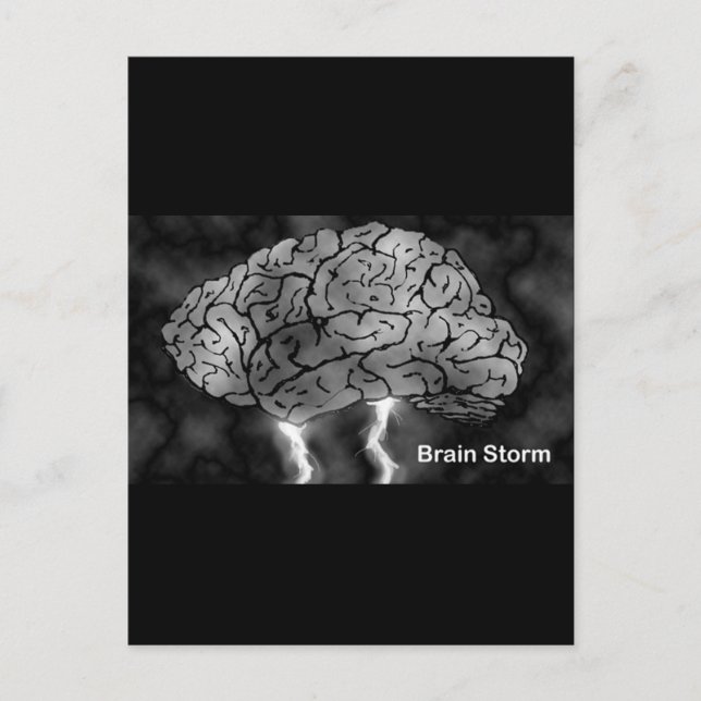 Brain Storm Vykort (Framsida)