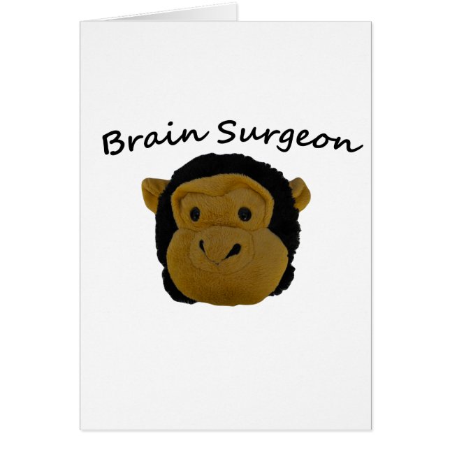 Brain Surgeon Hälsningskort (Framsidan)