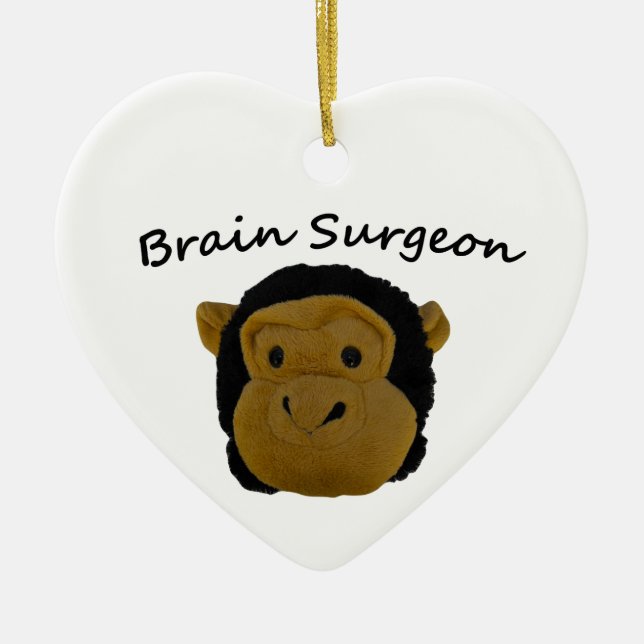 Brain Surgeon Julgransprydnad Keramik (Framsidan)