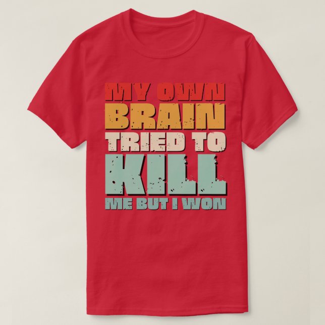 Brain Surgery Funny Get well Recovery Presi Brai T Shirt (Design framsida)