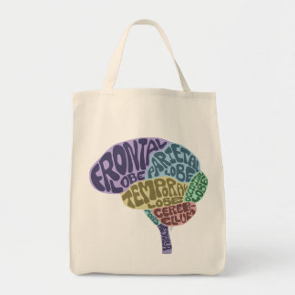 Brain Tote Bag Tygkasse