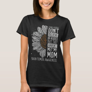 Brain Tumor Awareness Ribbon Mamma Warrior T Shirt