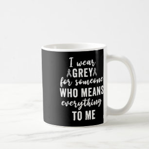 Brain Tumor Awareness T Shirts Grått S Cancer Pati Kaffemugg